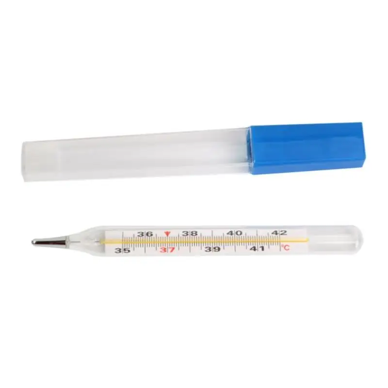 1pcs Medical Mercurial Glass Thermometer Large Screen Clinical Measurement Device | Дом и сад