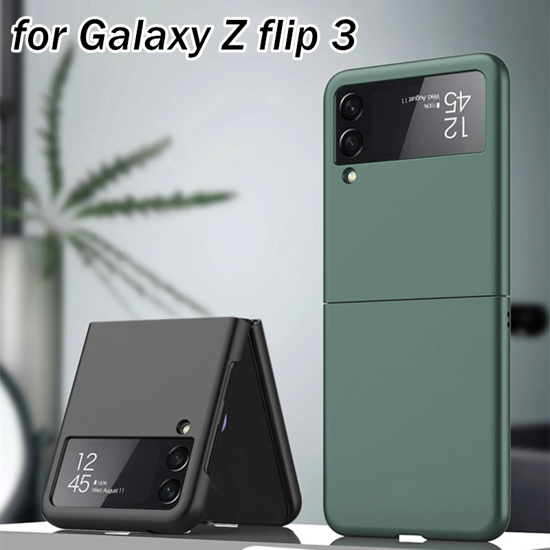 

Ультратонкий защитный чехол для Galaxy Z Flip 3 5G, жесткий ударопрочный чехол из поликарбоната для Samsung Z Flip3, матовый чехол
