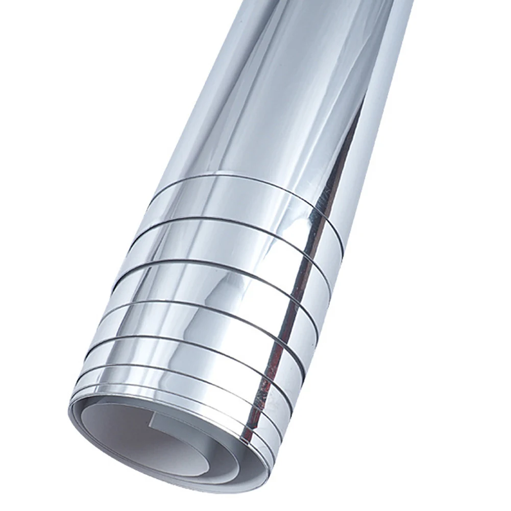 Зеркальная поверхность стены Стикеры Светоотражающие Самоклеящиеся DIY для