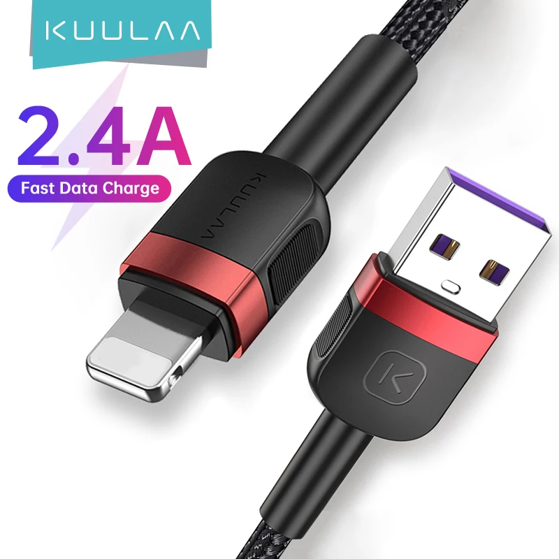 KUULAA быстрой зарядки USB кабель для передачи данных iPhone 12 11 Pro Max X XS 8 7 6 6s 5s Кабель iPad
