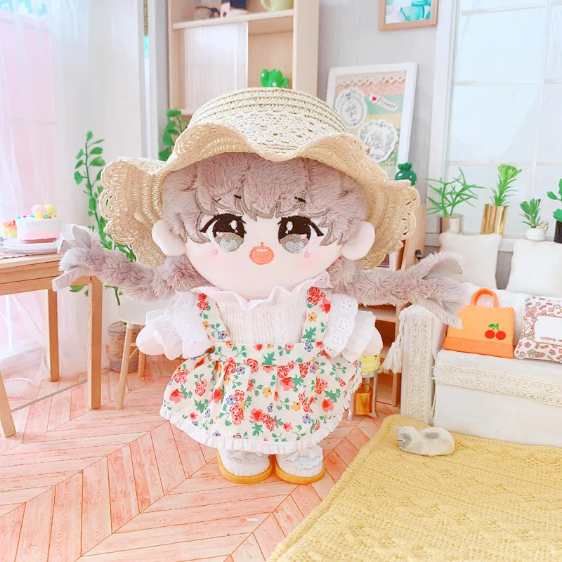 

[MYKPOP]KPOP Doll's Clothes & Accessoires - Flower dress Set 2pcs for 20cm Dolls(without doll) Fans Collection SA21050605