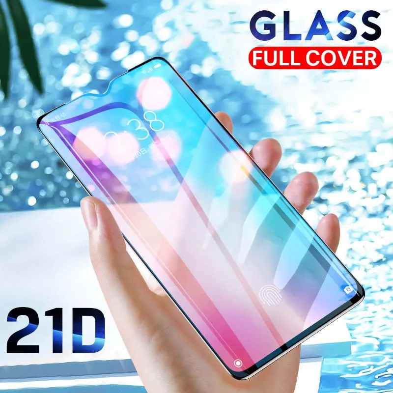 Закаленное стекло 21D с полным покрытием для Xiaomi Mi A3 A2 Lite защитная пленка экрана 9 Se