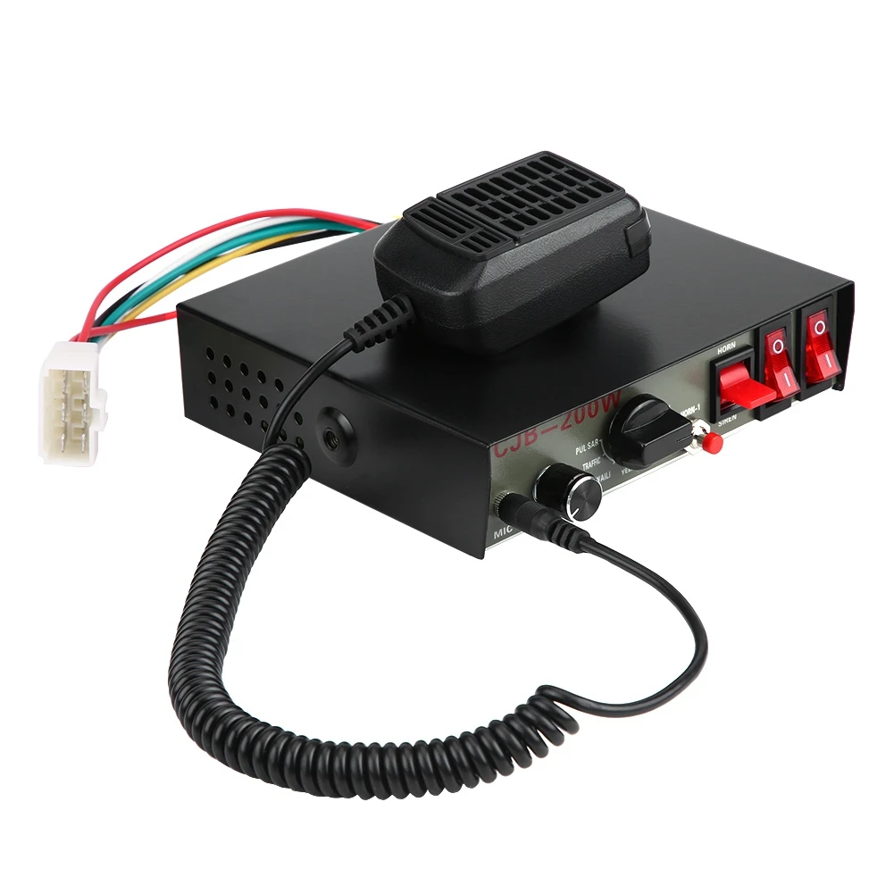 4 § 5 612V DC 200W 8 звуковая Громкая Автомобильная сигнализация Полицейская пожарная