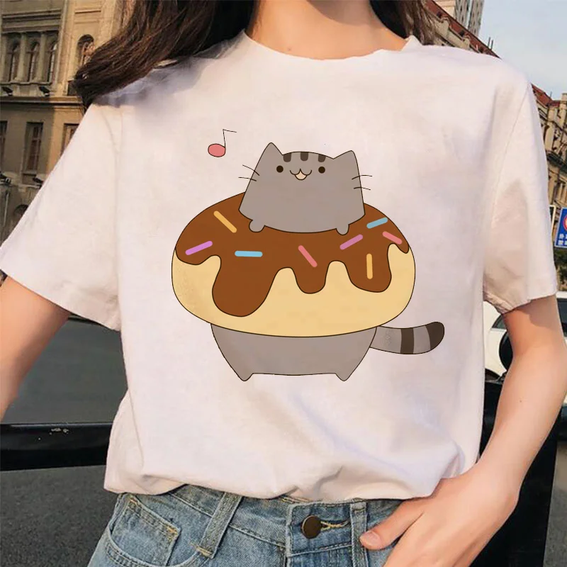 TJCJFO Harajuku женские футболки с мультяшным принтом кавайная футболка летние топы