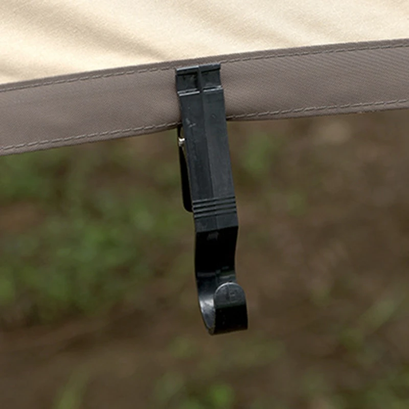 

8 Pieces Outdoor Camping Awning Tent Clips Clasp Towels Cups Hanging Hooks Camping Accessories