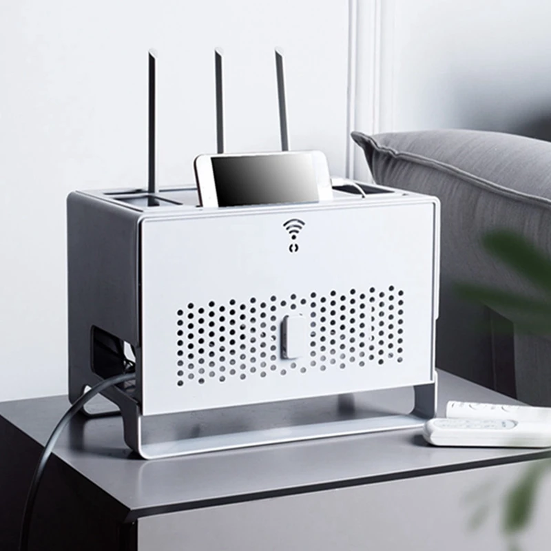 Стойка для маршрутизатора с Wi-Fi органайзер розетки ТВ-приставка коробка хранения