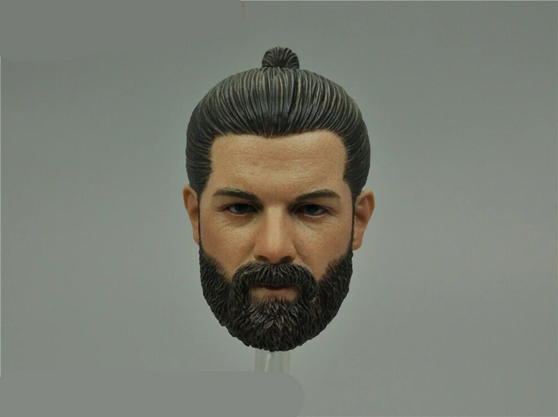 

26038S 1/6 SAD Special Ver. Head Sculpt Carving with Detachable Bun for 12" Male Action Figure Body Model