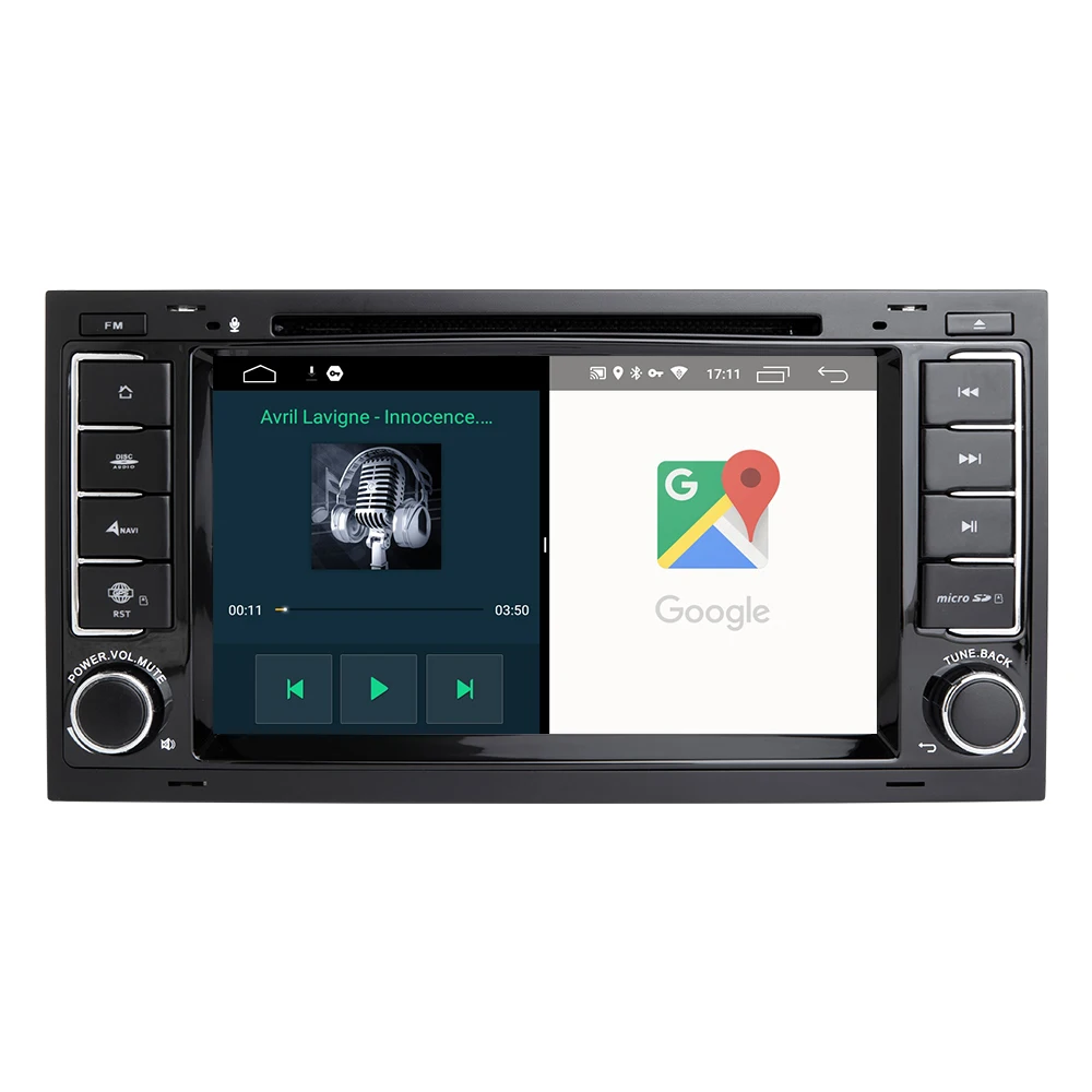 Авторадио 2 Din Автомобильный dvd-плеер на основе Android для VW/Volkswagen/Touareg/Transporter T5 Multivan