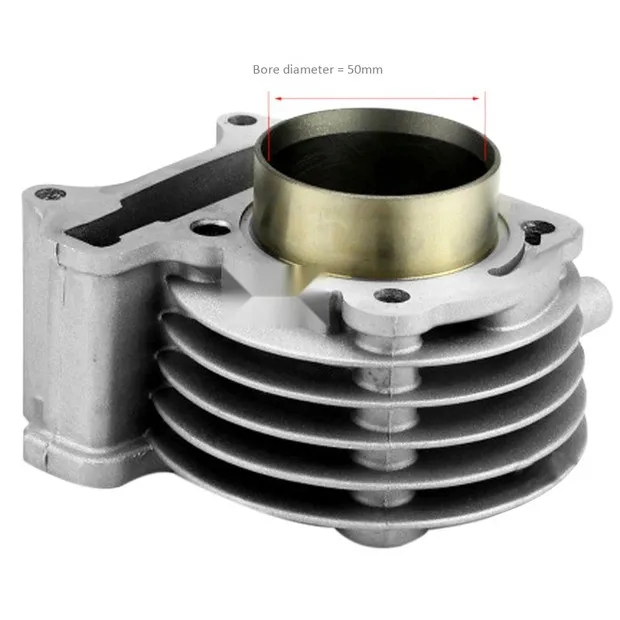 

Gy6 Engine Large Cylinder Cylinder Kit 100Cc 50Mm For Gy6 Engine 100Cc Motorcycle Scooter