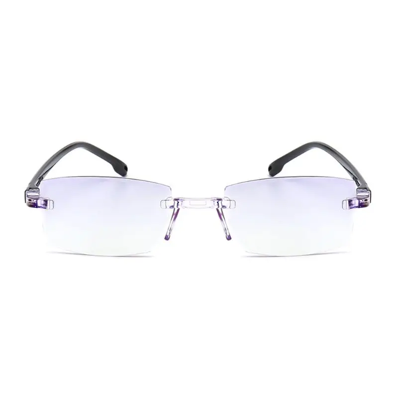 Бескаркасные очки для чтения с алмазной обрезкой анти-синий светильник + 1 0 5 2 3 4