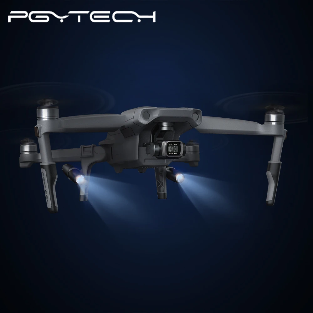 PGYTECH посадочное шасси для DJI Mavic Air 2 повышенная защита ног удлисветодиодный Тель