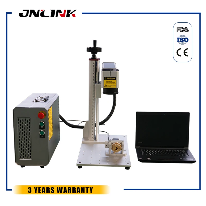 Раздельная волоконная лазерная маркировочная машина 20 Вт металлическая