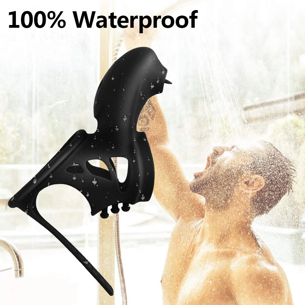 Вибрирующее петух кольцо для полового члена Вибраторы мужчин Задержка эякуляции