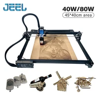 80w laser engraver 4540cm printing 32 bit cnc cutter machine faceye protection marking wood acrylic metal paper pvc