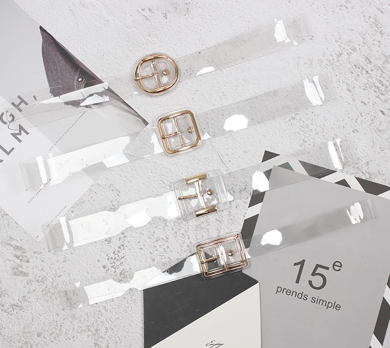 

SeeBeautiful PVC Leather Belts Female Casual All-match Metal Pin Buckle Waist Seal Girdle Spring 2021 New Fashion Tide L122