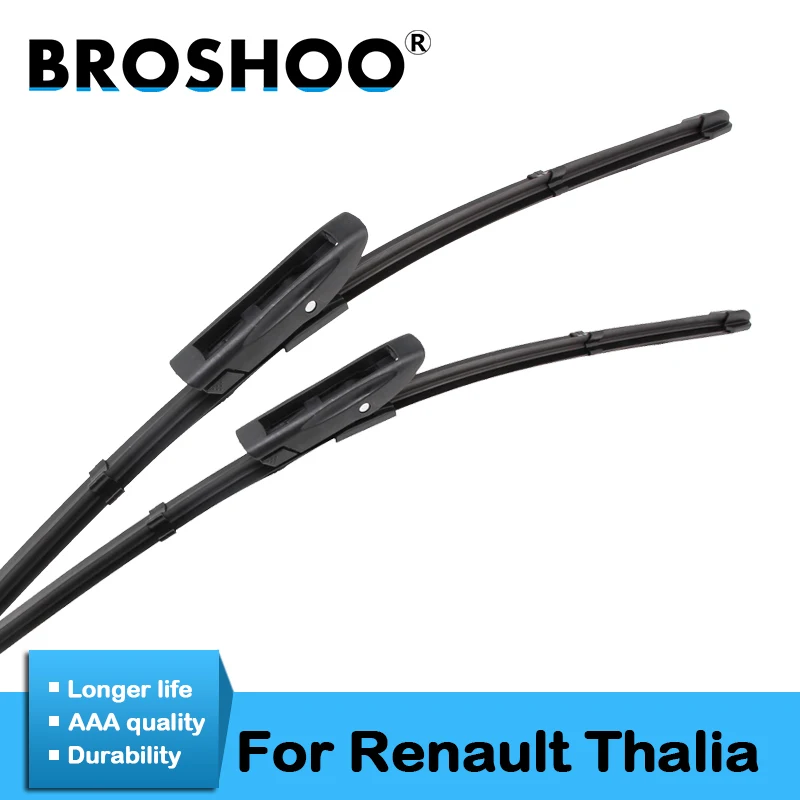 

BROSHOO автомобильные резиновые стеклоочистители для Renault Thalia ,1999 2000 2001 2002 2003 2004 2005 2006 2007 2008 2009 2010 2011 2012 2013