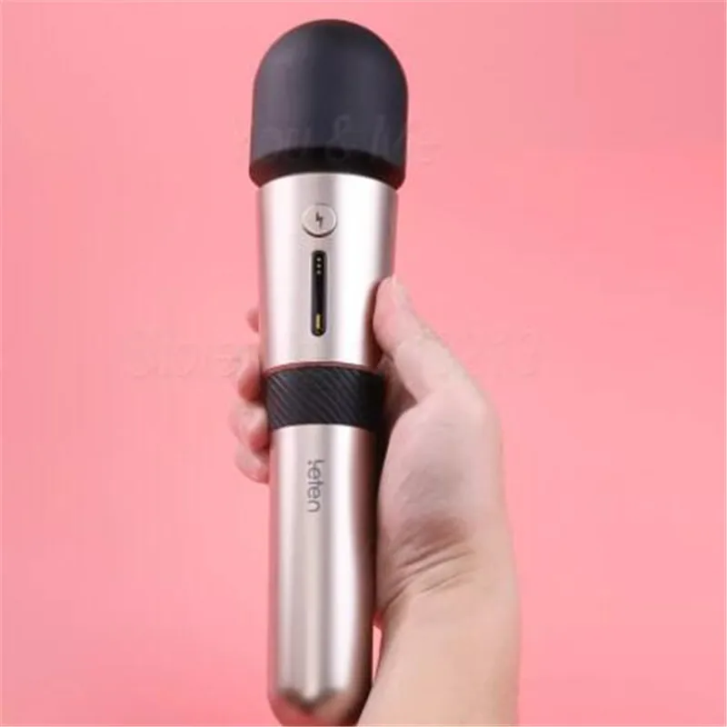 Вибратор Leten для женщин мощный водонепроницаемый с нагревом и волшебной палочкой