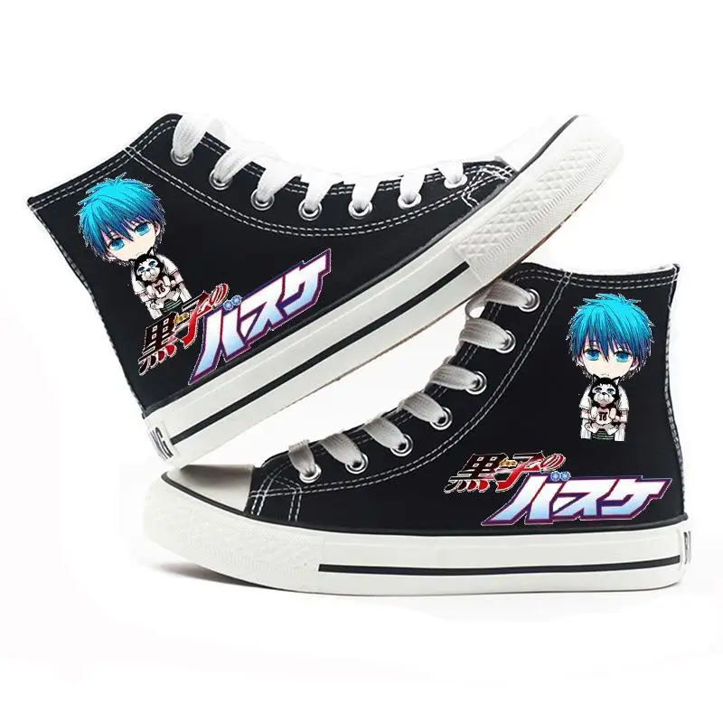 Холщовые кроссовки Kuroko без корзины Tetsuya Plimsolls обувь на шнуровке в стиле преппи
