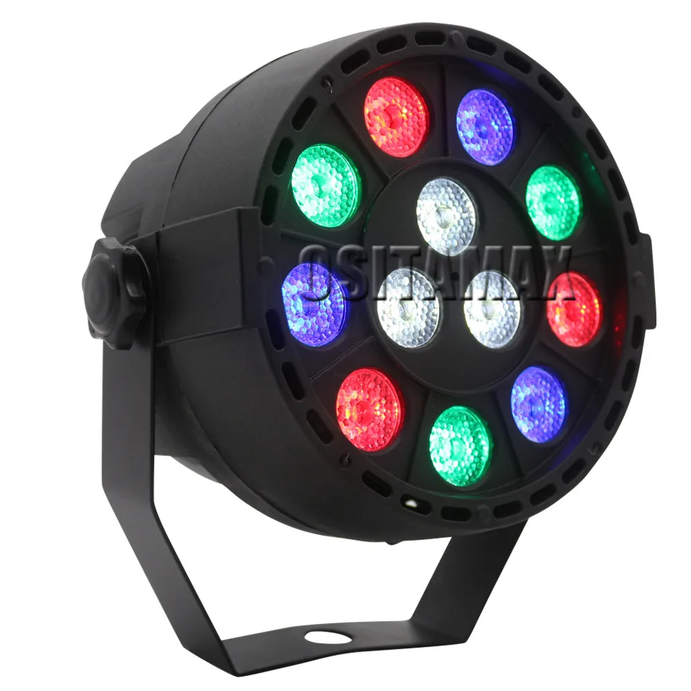 Lyre светодиодный сценический светильник DMX Par 12x3 Вт RGB мини Шайба DJ освещение для