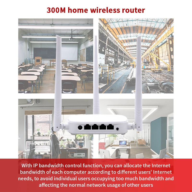 FSD GLN318 300 Мбит/с беспроводной Wi Fi маршрутизатор ретранслятор Booster многоязычная