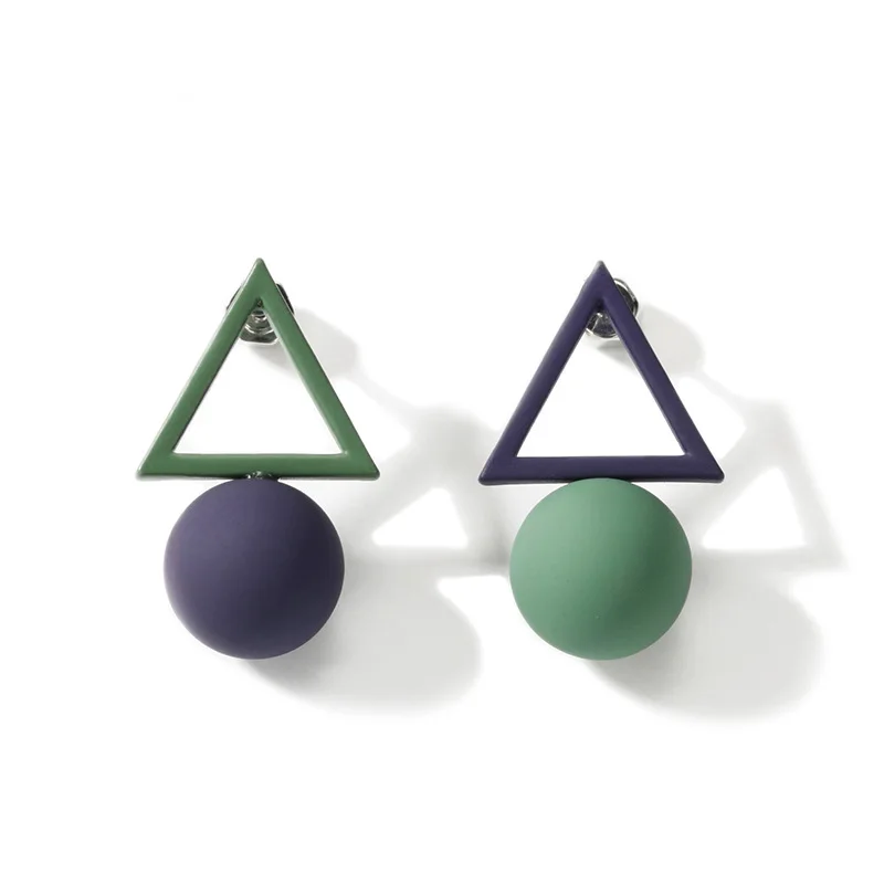 Женские Висячие серьги модные Мультяшные цветные простые карамельного цвета для