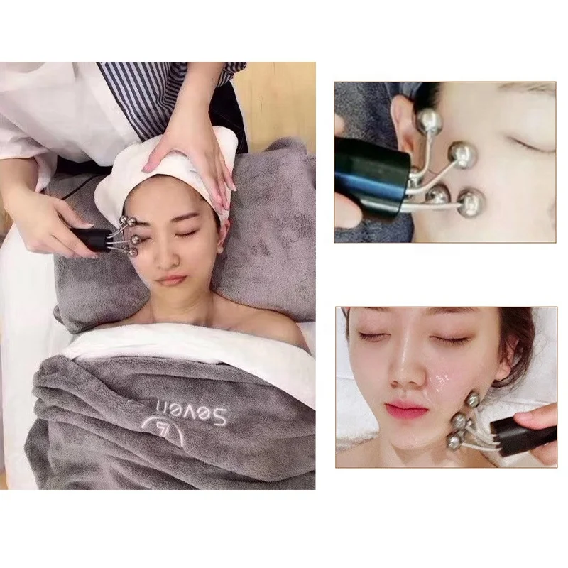 2020 микротоковая EMS подъема лица RF подтяжка кожи массажер для лица|Устройство