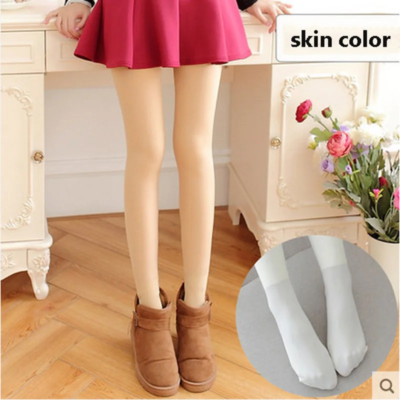

NEW Winter Women Tights Keep Warm Female Silk Stockings White Woman Pantyhose Stockings Collant Nylon Tights Women Hosiery