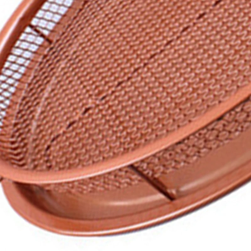 

Mesh Baking Tray Non-Stick Round Baking Pan Chips Crisping Basket Microwave Oven Copper Baking Tray BBQ Tray Baking Tool