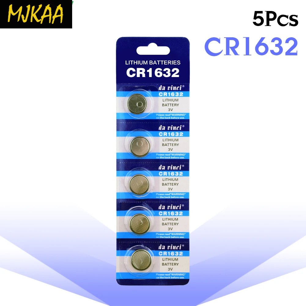 5 шт. 3 в кнопочный аккумулятор CR1632 1632 BR1632 ECR1632 DL1632 KL1632 L1632 литиевые батареи|Часовые
