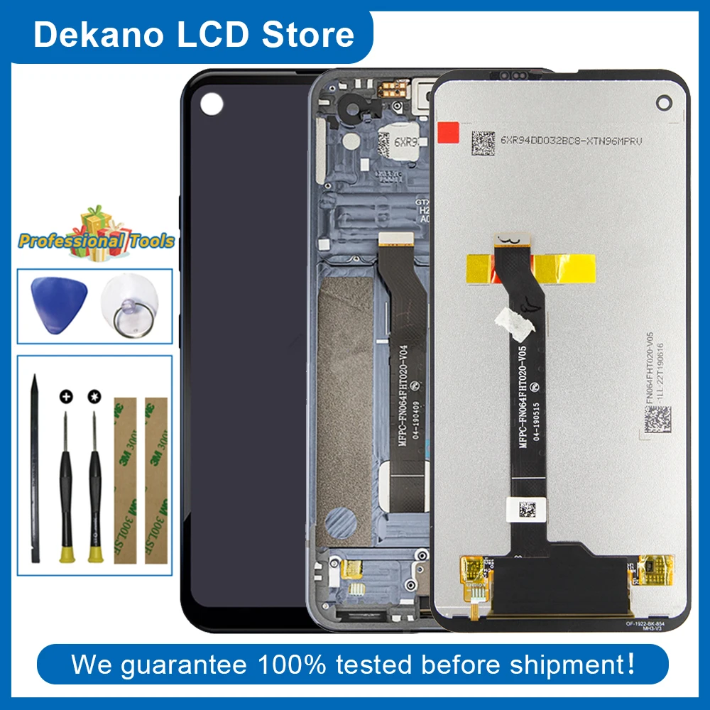 

ЖК-дисплей 6,4 'для LG Q70 Q620 LM-Q620VAB LM-Q620WA, ЖК-дисплей с рамкой и инструментами на клейкой основе