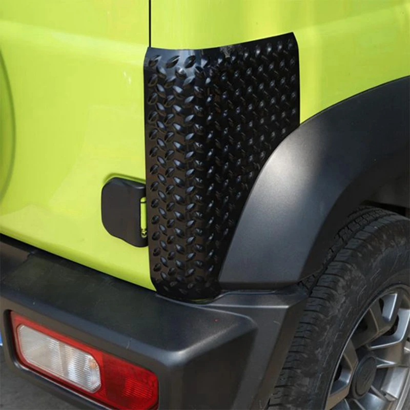 

4Pcs Fender Wrap Angle Cover Front Rear Fender Tailgate Angle Wrap Cover Trim Corner Sticker for Suzuki Jimny 2019 2020