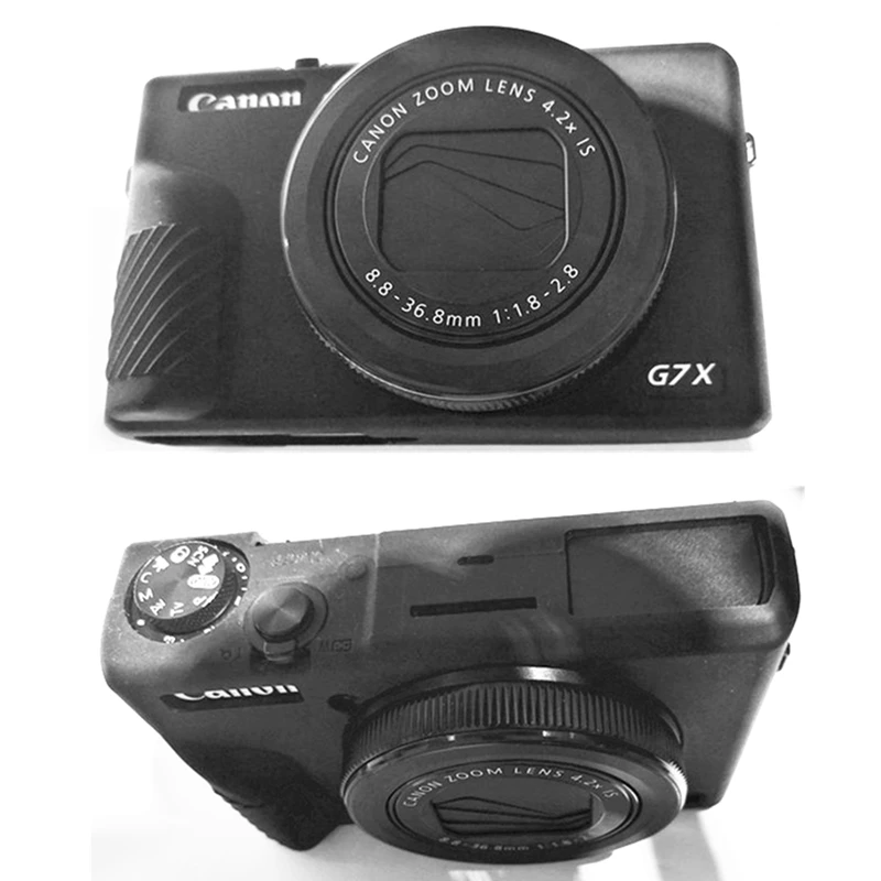 Резиновый силиконовый чехол для камеры Canon Powershot G7X Mark III / G7 X | Электроника