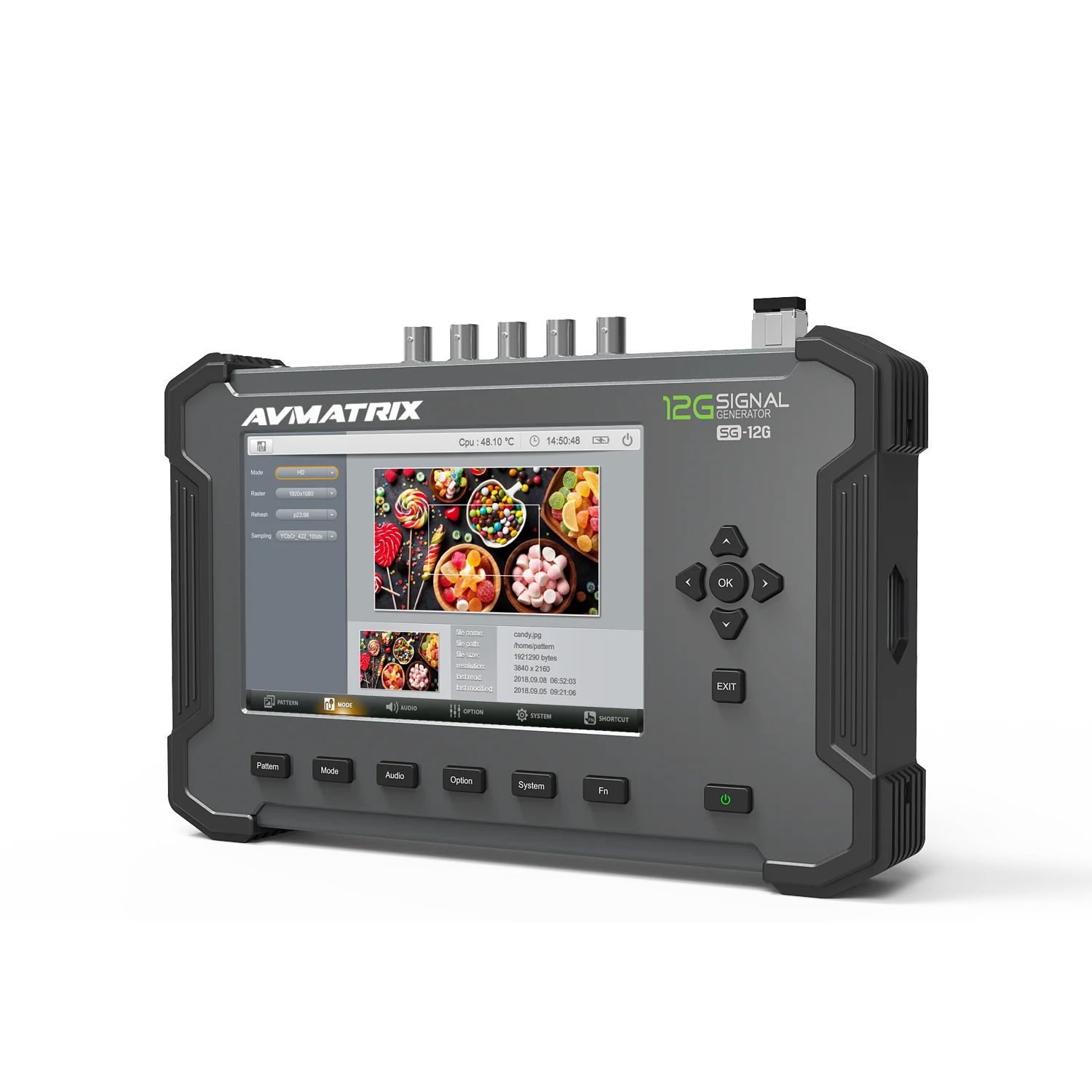 

AVMATRIX SD HD 3G 6G 12G-SDI 4K Signal Generator with 7" screen