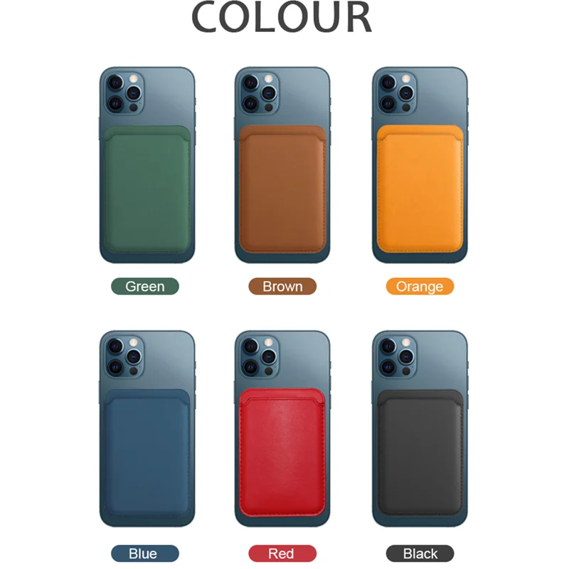 

Clear Case iPhone 12 Mag Magnetic Safe Card Bag Holder For iPhone 12 Pro Max Mini Magnet Cases Cover Support Wireless Charge ca