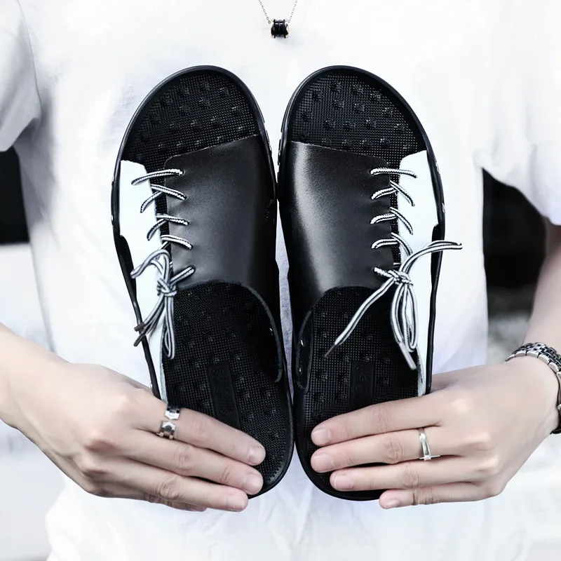 

Casual High Quality Mehigh Shoes Men For Men's Summer Non-slip Light Breathable Brand Flat New 2021 Designer Fashion Slippers