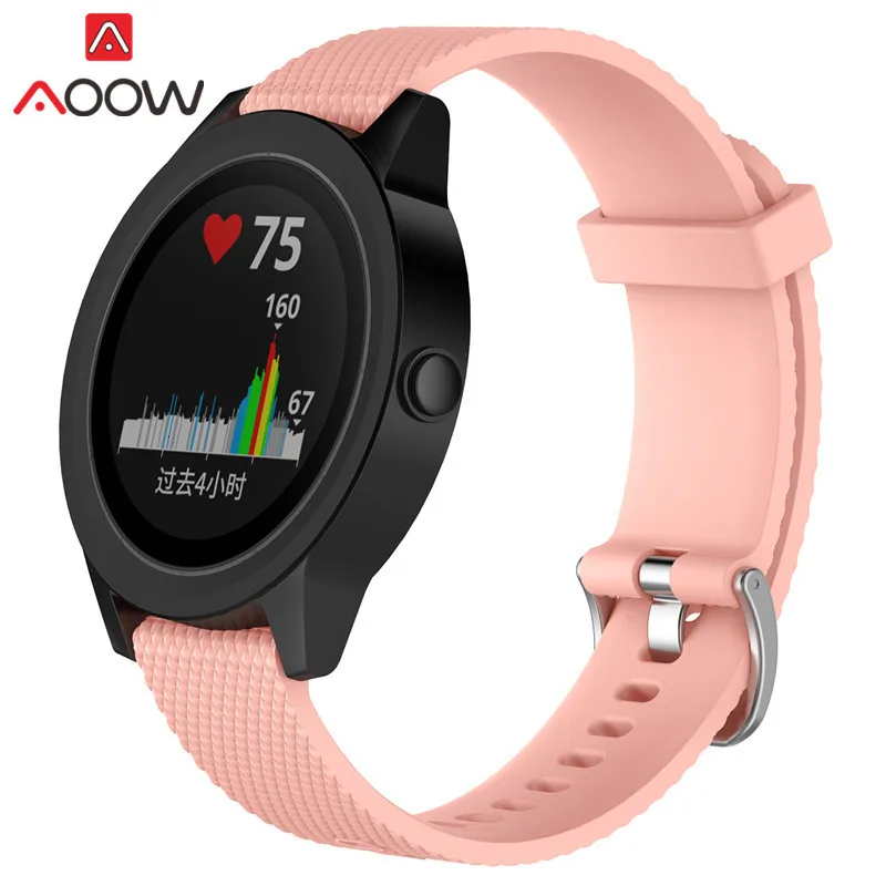 20 мм 22 мм силиконовый ремешок для часов samsung Galaxy Watch Garmin Amazfit сменный Браслет ремешок для часов gear Sport S2 S3