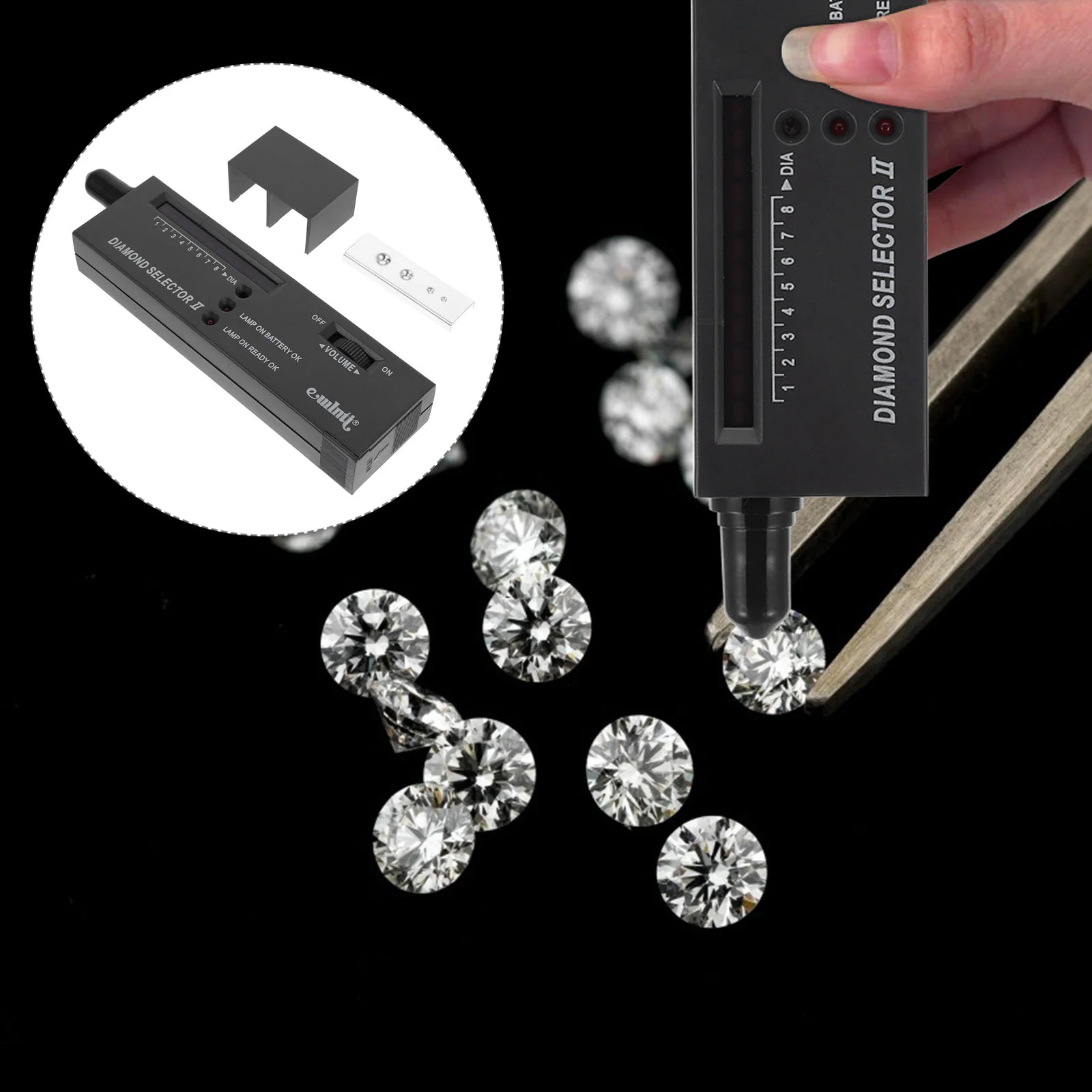 

1pc Professional Diamond Selector Accurate Gemstone Tester without Battery