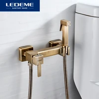 ledeme toilet bidet faucet set with handheld cleaning faucets women bidet anal wash shower l5398 7 l5398a 7 l5398c 7 l5398b 7