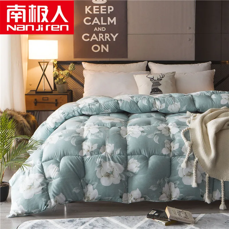 

New Design Down Fabric Filling Free Shipping Single Double Bedding Set Super Warm Winter Quilt Comforter/duvet/blanket