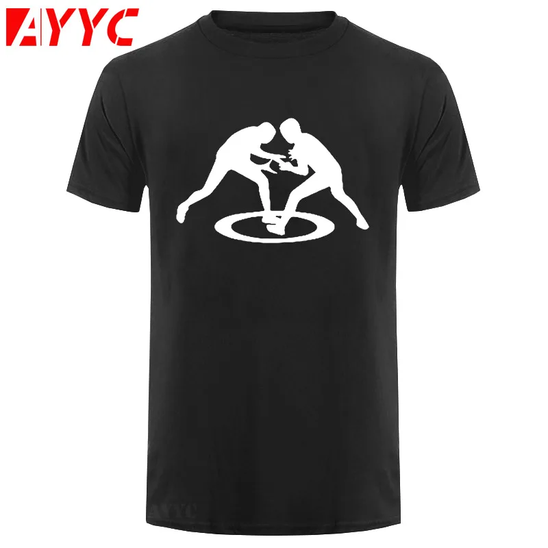 

AYYC T Shirt Tshirt Cool Tee Shirt Mens Freestyle Wrestling Printed T Shirt Man Summer Casual Short Sleeve Cotton Tops Sporting
