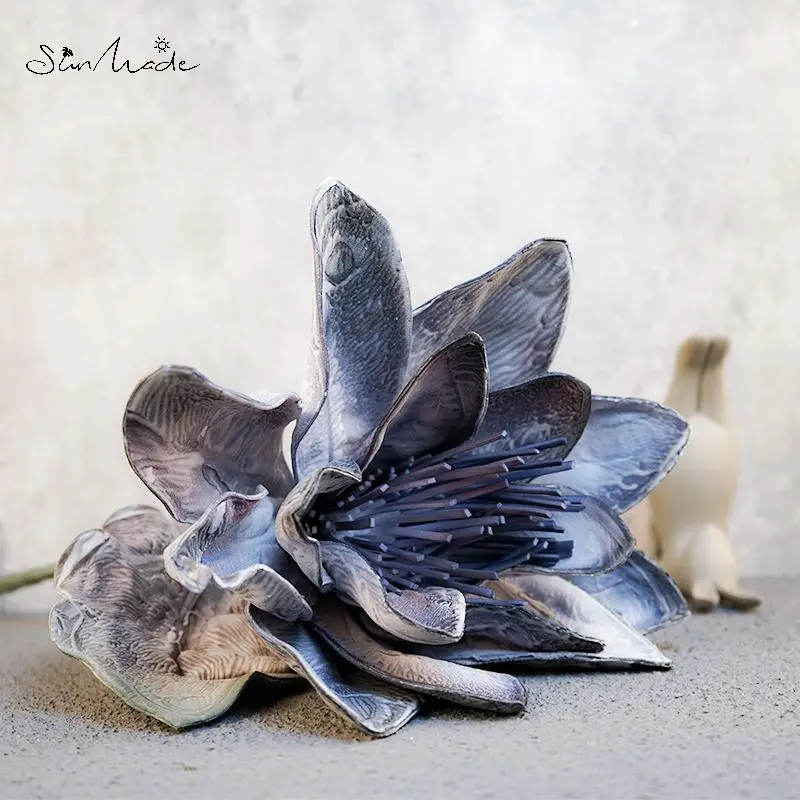 SunMade большой лотос искусственный декор дома цветочная композиция DIY свадебные