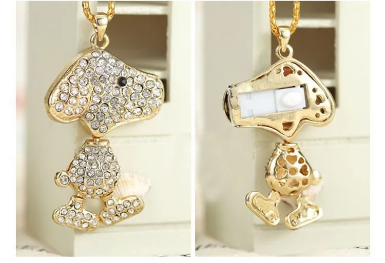 USB флеш накопитель TEXT ME Cute 32GB Crystal Mouse 4GB 8GB 16GB с драгоценными камнями подарок