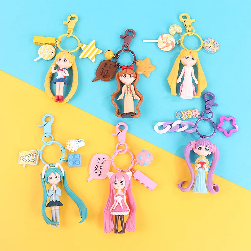 Каваи кукольные брелки японского аниме моряк брелок луна Автомобиль DIY фигурки