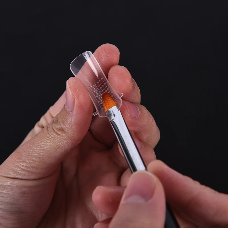 

Full Cover Nail Tips Scale Tools With Clip UV Gel Acrylic Extended False Nails