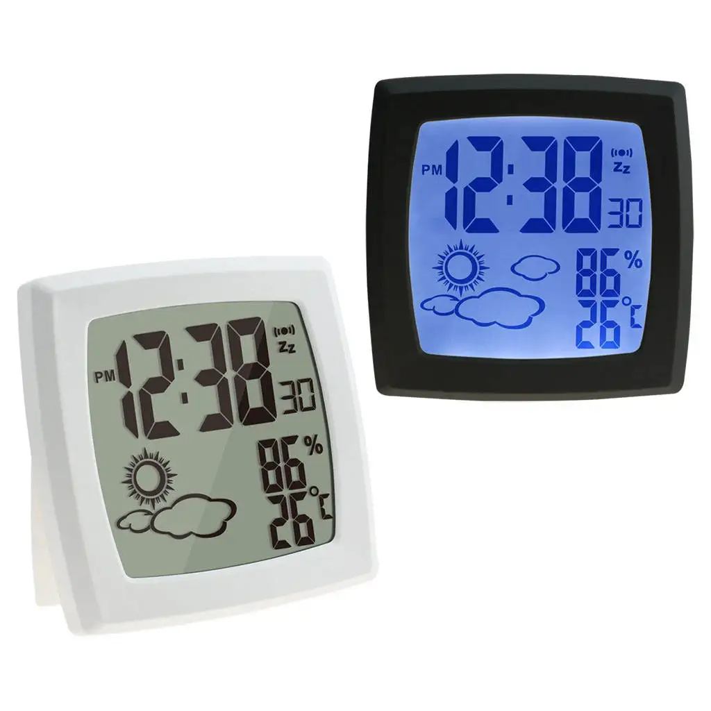 

Цифровой Комнатный термометр-гигрометр с ЖК-дисплеем, измеритель влажности и температуры для дома и офиса