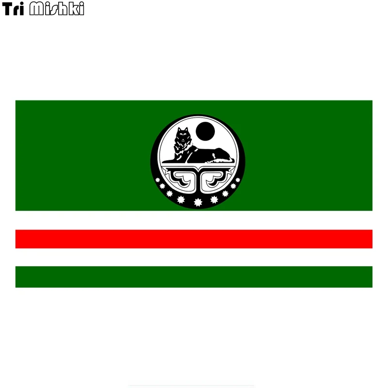 Tri Mishki WCS777 20*10 6 см Флаг ЧР Ичкерии автомобильные стикеры цветные Переводные