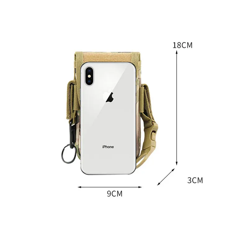 Тактический военный чехол-мобильный телефон для мобильного телефона поясной