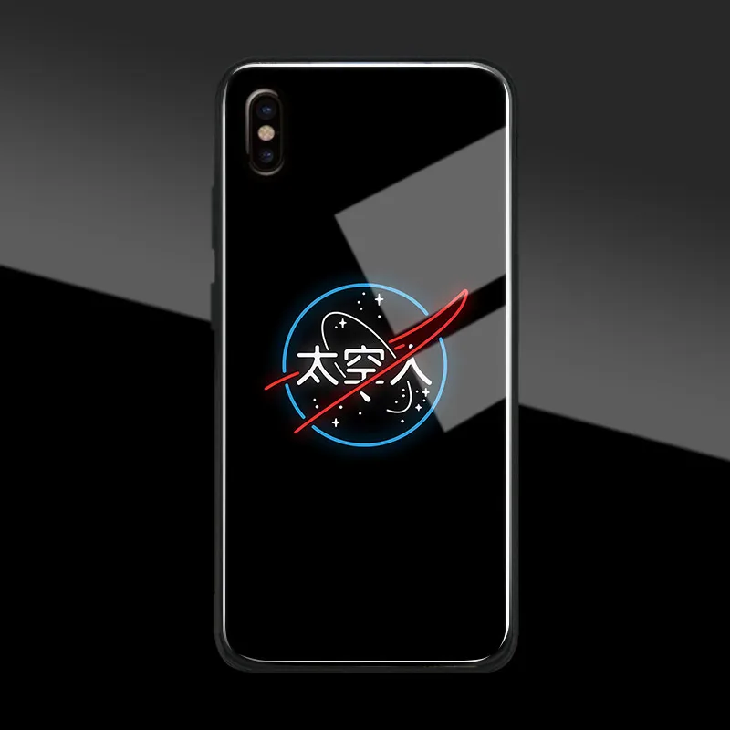 Неоновая вывеска для организаций и магазинов астронавт Логотип Вселенной