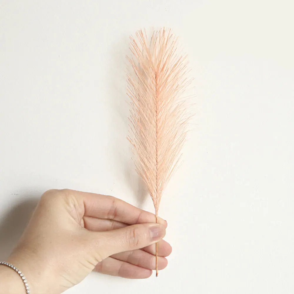 champagne 50 шт./лот Bulrush Натуральные Сушеные небольшие пампасы трава Phragmites, свадебные цветы букет 7 цветов для домашнего декора - Цвет: champagne