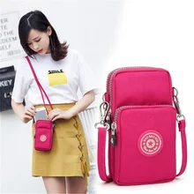 Women Print Crossbody Phone Bag For Samsung/iPhone/Huawei/HTC/LG Arm Shoulder Case Small Messenger Bag Running Sports Pocket
